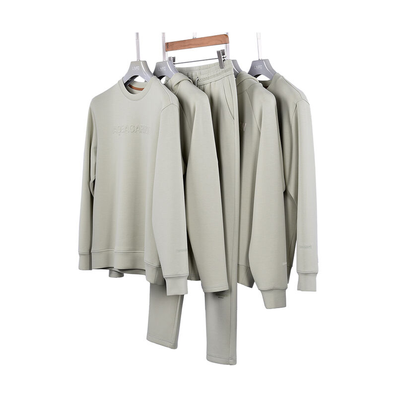 OEM Anti-Odor High Quality Essentials Jogging Track Sport Daily Wear Mens Sweatpants and Hoodie Sweatshirt Sets  3D Embossed