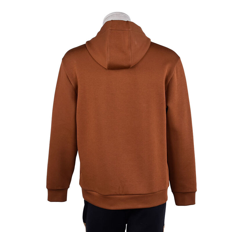 High Quality Men's Hoodies Organic Cotton Sweatshirt Brown 400 Gsm Woven Vintage Hoodies