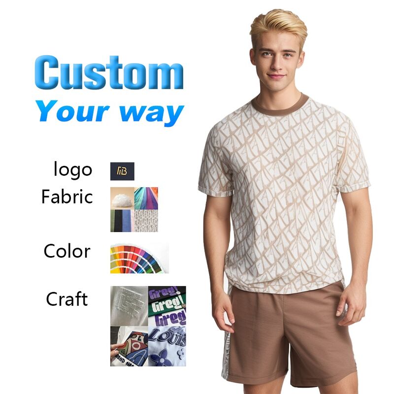 Fast Supply Speed Custom Turtle Mock Neck Embroidered Thick Collar O-Neck Cotton Graphic T Shirts With Logo