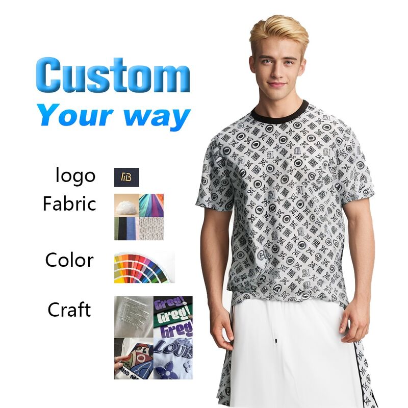 Wholesale Direct Sales Custom Logo Short Sleeve Summer Vintage Washed Lapel T-Shirt for Men