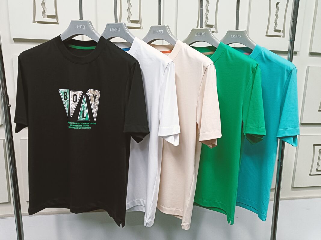 Custom High Quality 100% Cotton Screen Printing Short Sleeve Crew Neck T-shirt logo Printing