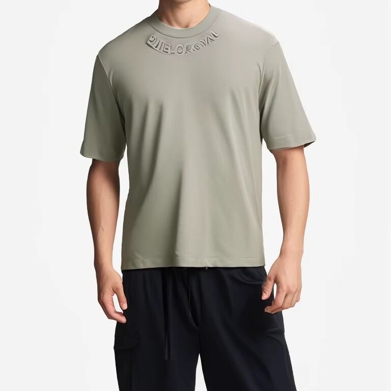 New Style Custom Printable logo Polyester Mesh Fabric Sweatshirt Oversized Men Tshirt