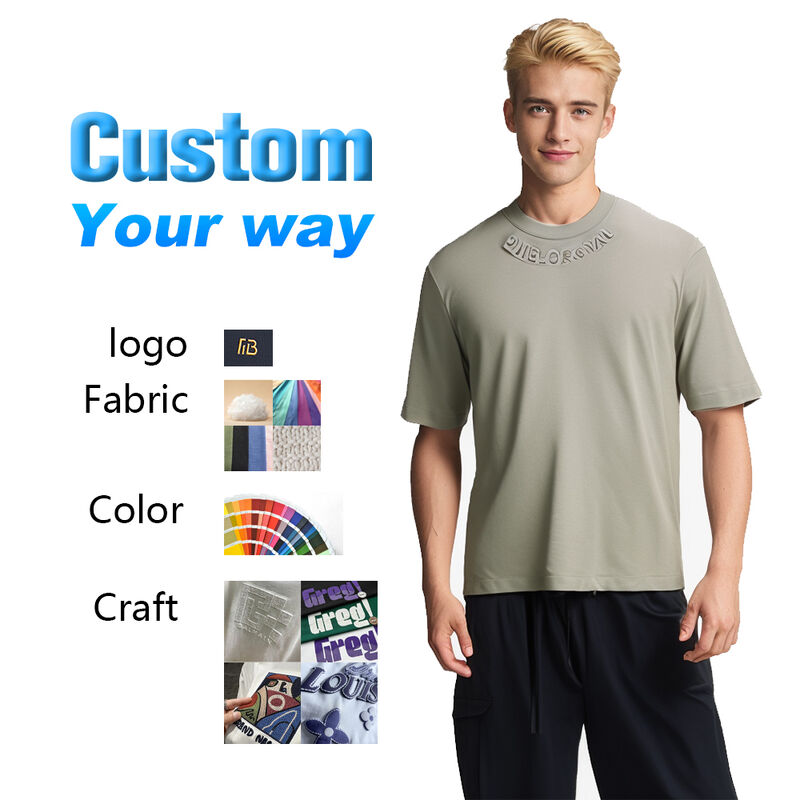 New Style Custom Printable logo Polyester Mesh Fabric Sweatshirt Oversized Men Tshirt