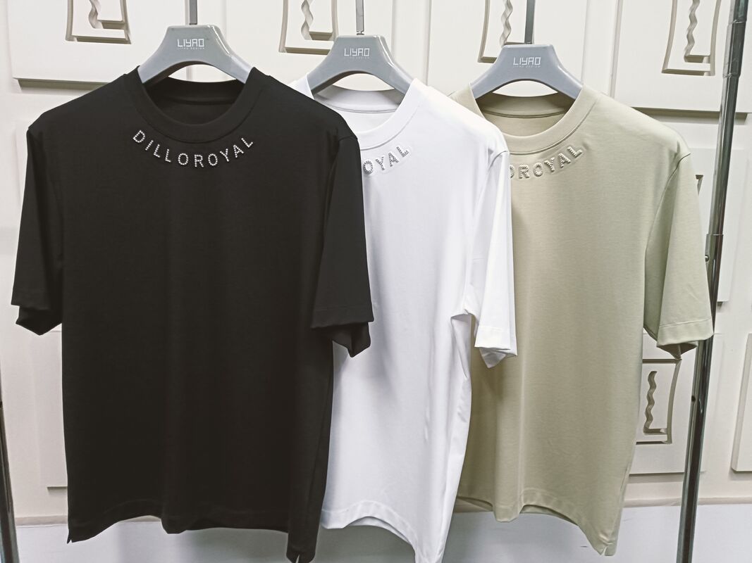 New Style Custom Printable logo Polyester Mesh Fabric Sweatshirt Oversized Men Tshirt