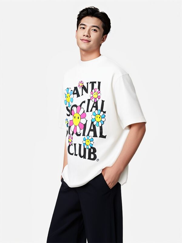 New Oversize Unisex Summer New  Cotton Men Designer Casual Graphic T Shirt Printed