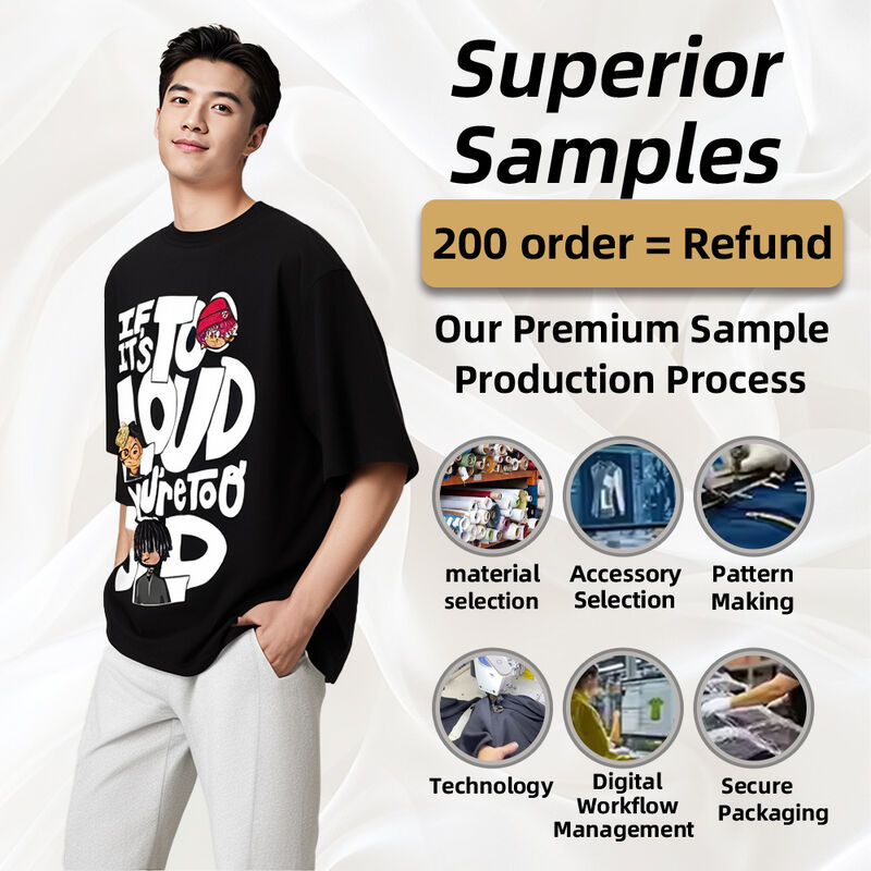 100% Cotton Oversized Acid Washed Men's T-Shirts Vintage Tee Custom Logo Short Long Length Classic Neck Collar Sun Faded Design