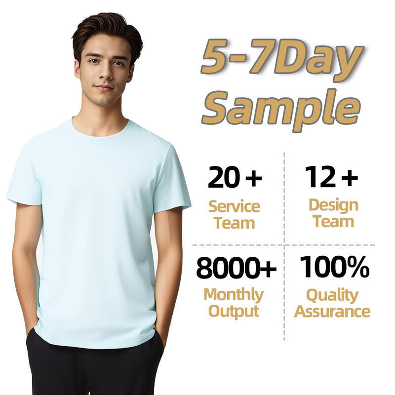 Men's Casual Cotton Knit T-Shirt 100% Cotton Solid Print Design with Embroidered Techniques 180 Grams Short Length Oversize Fit