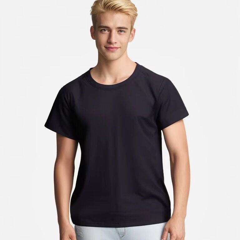 Personalized t Shirts Men's O-Neck T-Shirt 100% Cotton Quick Dry Breathable Vintage Custom Photo Short Sleeve Solid