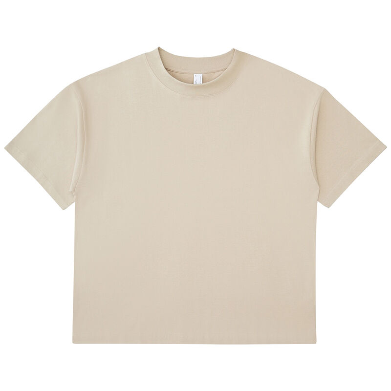 Wholesale Drop Shoulder Blank T Shirt Custom Logo Boxy Fit Men's T-Shirts High Quality Pre-shrunk 100% Heavy Cotton T-shirt