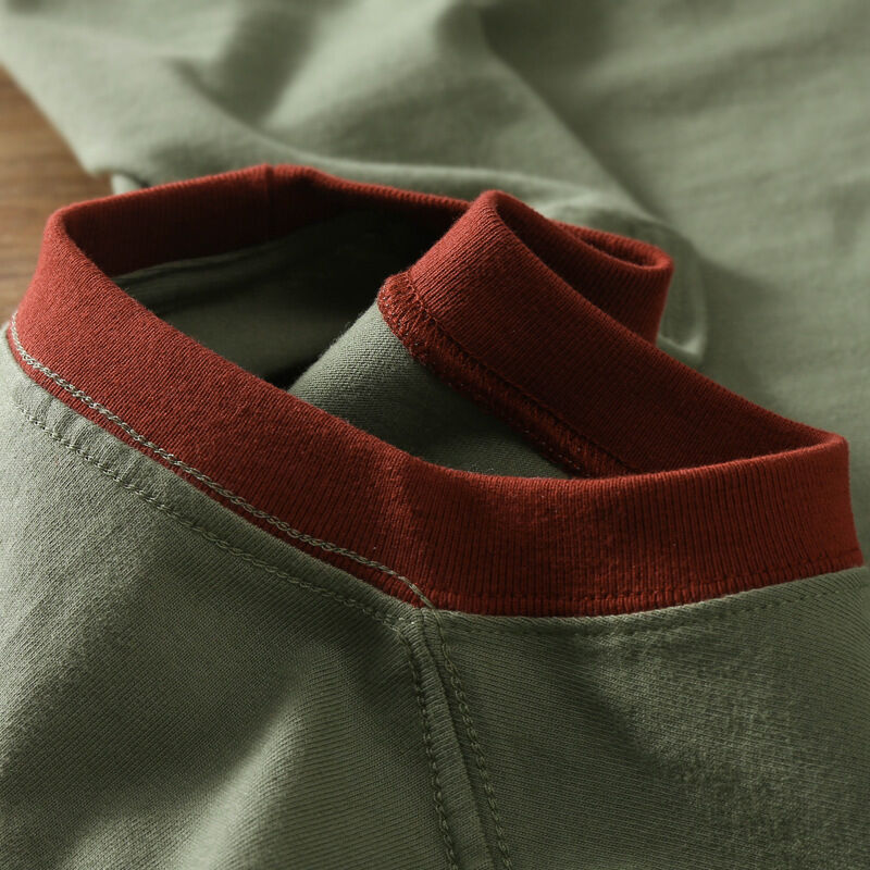 Manufacturer Wholesale Custom Color Block Stitching T-shirt Unisex Heavyweight High Quality  Two-tone Patchwork T-shirt