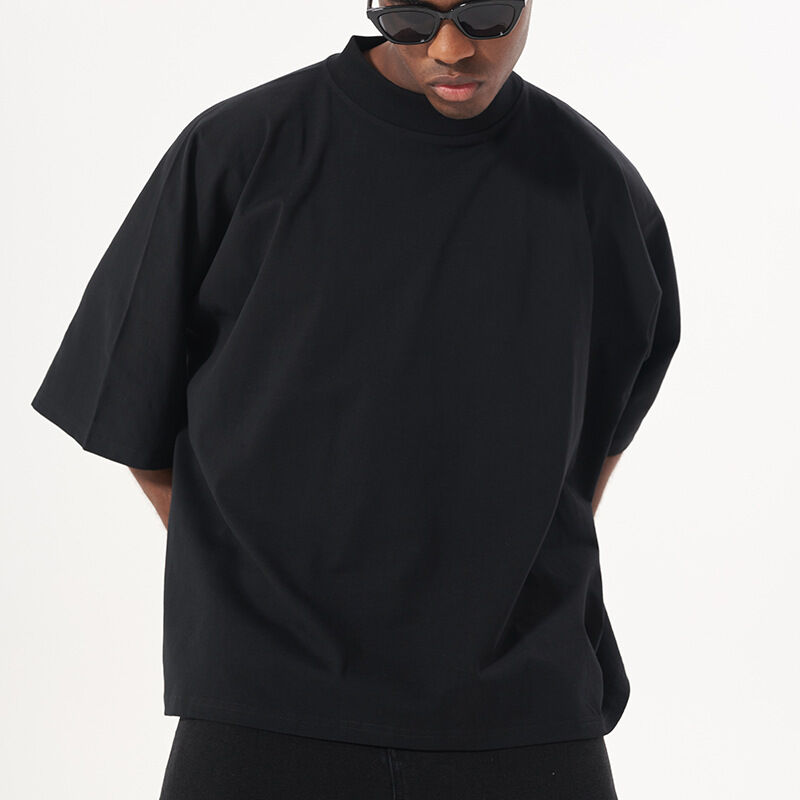 Clothing Manufacturers Custom 220 Gsm Tshirt Heavyweight Seamless T-Shirt Boxy Cropped T Shirt