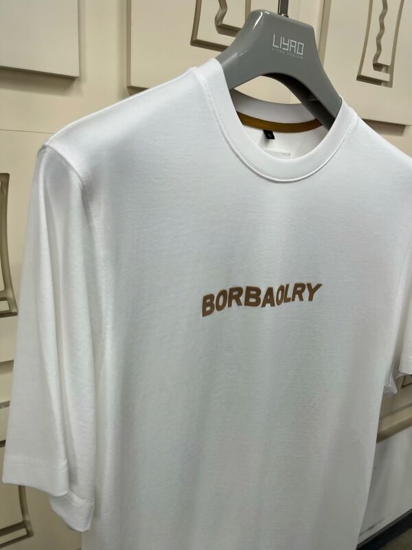 Men's High Quality Regular Fit Short Sleeve T-Shirt with Custom Logo Printed Using DTG Technology