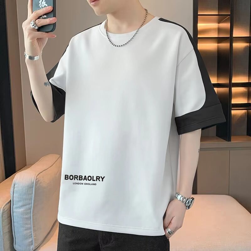 Factory Sales t Shirt Man's T-shirt Made 220Grams Oversized Fit Support Logo Customized Boxy t Shirt