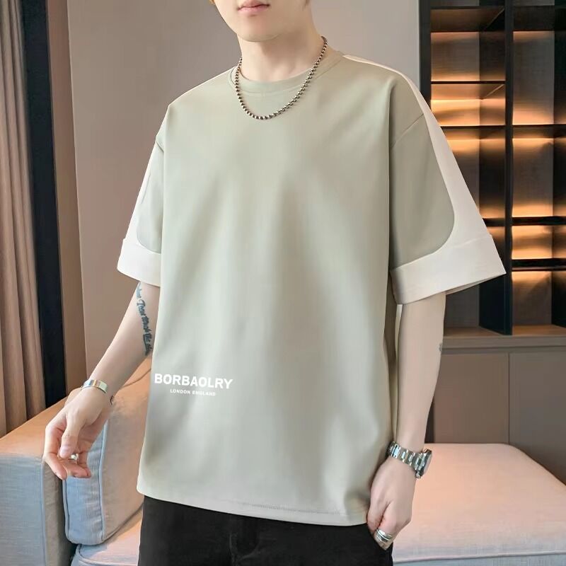 Factory Sales t Shirt Man's T-shirt Made 220Grams Oversized Fit Support Logo Customized Boxy t Shirt