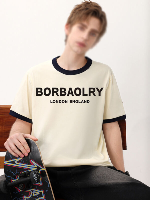 Designer t Shirt Famous Brands Hot Selling Pure Cotton Luxury T-shirt Men's Trend Handsome Designer Clothes