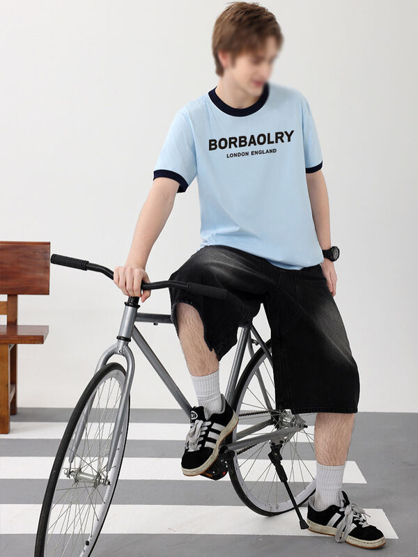 Designer t Shirt Famous Brands Hot Selling Pure Cotton Luxury T-shirt Men's Trend Handsome Designer Clothes