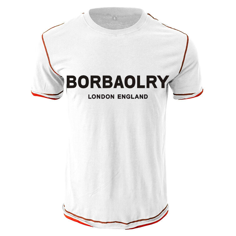 Customized logo on Fitness Compression Gym T-shirt Quick-drying Breathable Muscle Mens Sportswear Sleeve Athletic Tight T-shirt