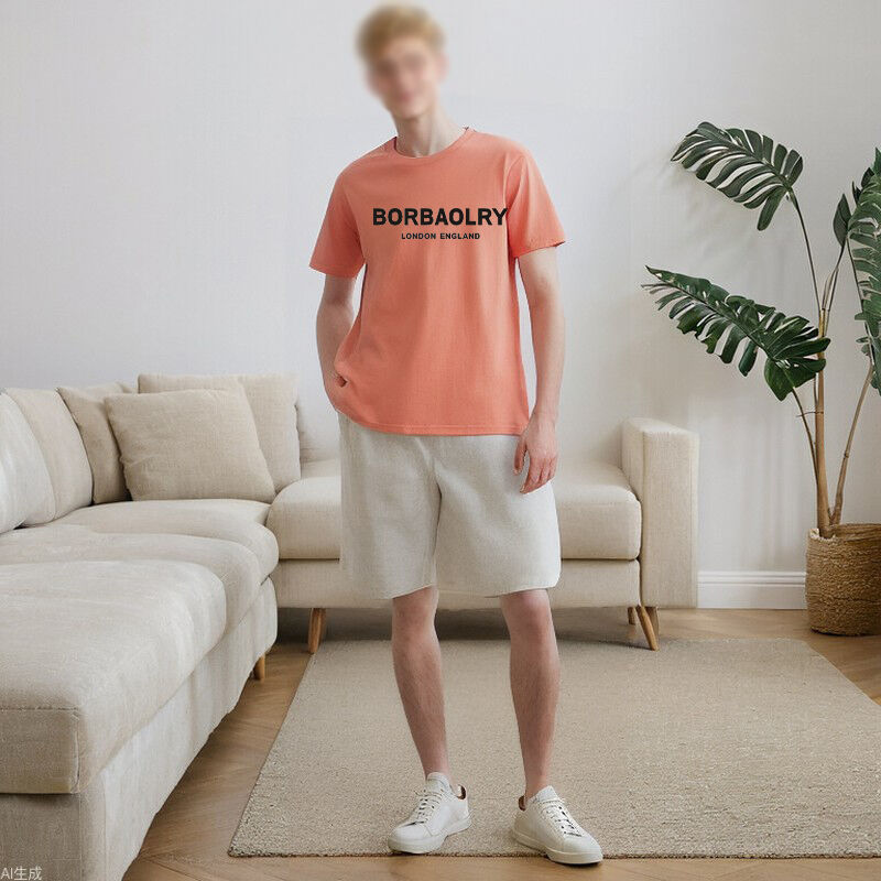 Custom Printed T-Shirt High Quality Wholesale Custom T Shirt for Men 220gsm Plain Blank Tshirts Cotton Men's T-Shirts