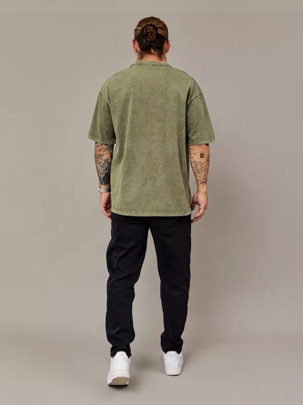 Top Quality Men's T Shirt Baggy High Street Style Stretch Oversized Shirts Graphic Crop Top Tee Summer Essentials T-shirts