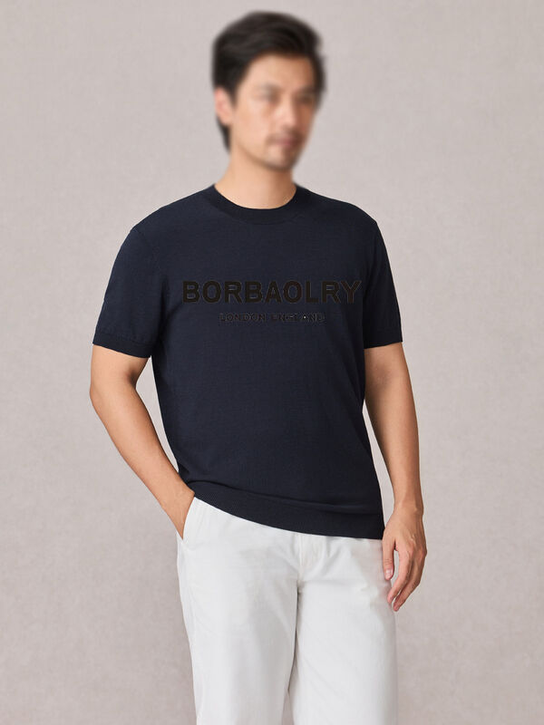 Wholesale Men's Gym Run Quick Dry T-shirt Custom Print Plain Blank Sport Formal Knitted Style