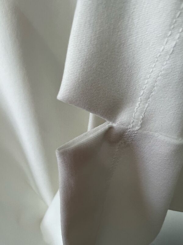 Men's White T - Shirt, Flocking Letter Print, Short Sleeve Casual Top 100%cotton Men's T-shirt