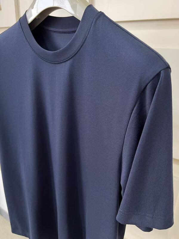 Men's Solid Color Cotton Crew Neck Short - Sleeve Cotton T - Shirts Factory ODM Men's Short Sleeve T-shirt