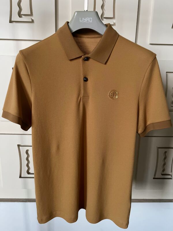 Men's for Polo T-Shirts High Quality Cotton Custom Embroidered  Logo or Machine Printing logo Casual Brand City Polos