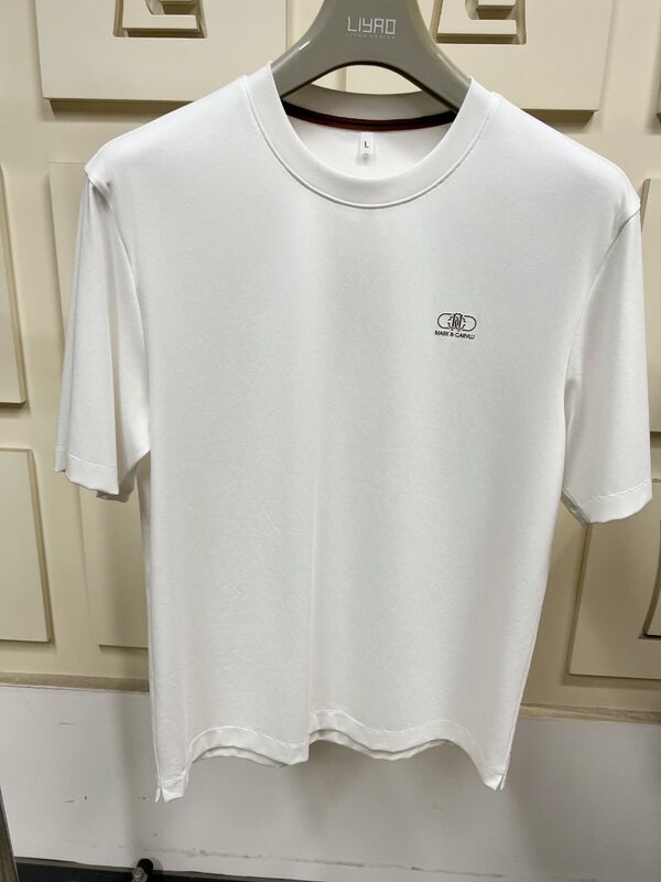 Minimalist Printing Short - Sleeve T - Shirts for Men, Solid Color Basic Tees Men Tshirt