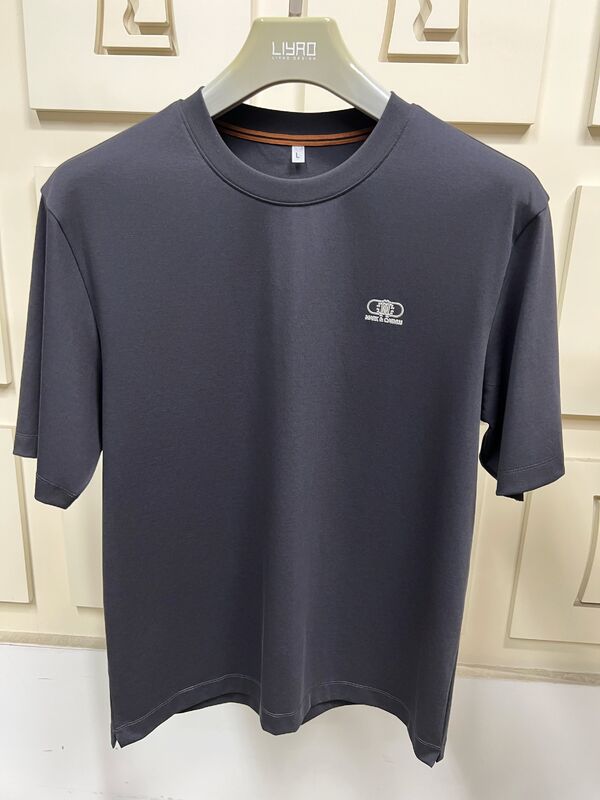 Minimalist Printing Short - Sleeve T - Shirts for Men, Solid Color Basic Tees Men Tshirt