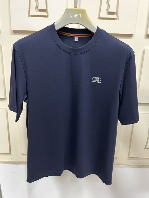 Minimalist Printing Short - Sleeve T - Shirts for Men, Solid Color Basic Tees Men Tshirt