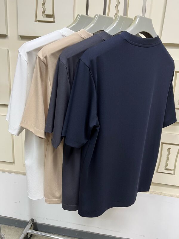 Minimalist Printing Short - Sleeve T - Shirts for Men, Solid Color Basic Tees Men Tshirt