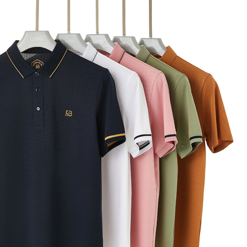 High Quality Multi-color Golf Polo Shirt Men's Casual T-shirt Men's Polo Shirt pink T-shirt Custom Excellent Cotton OEM ODM
