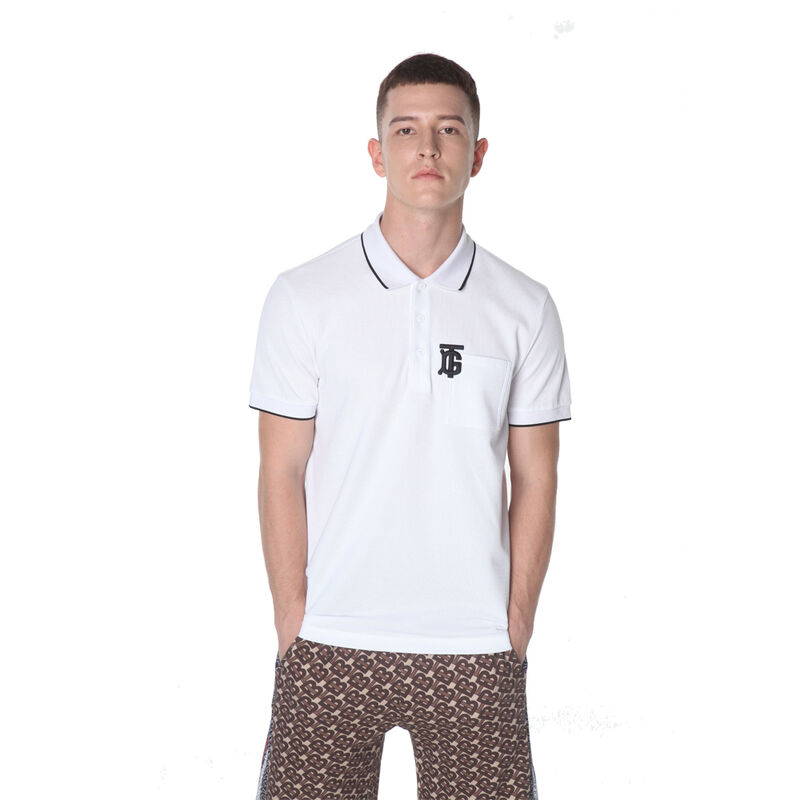 Premium Quality Cotton Embroidery Black White Golf Polo T Shirt Custom Polo Shirt for Men