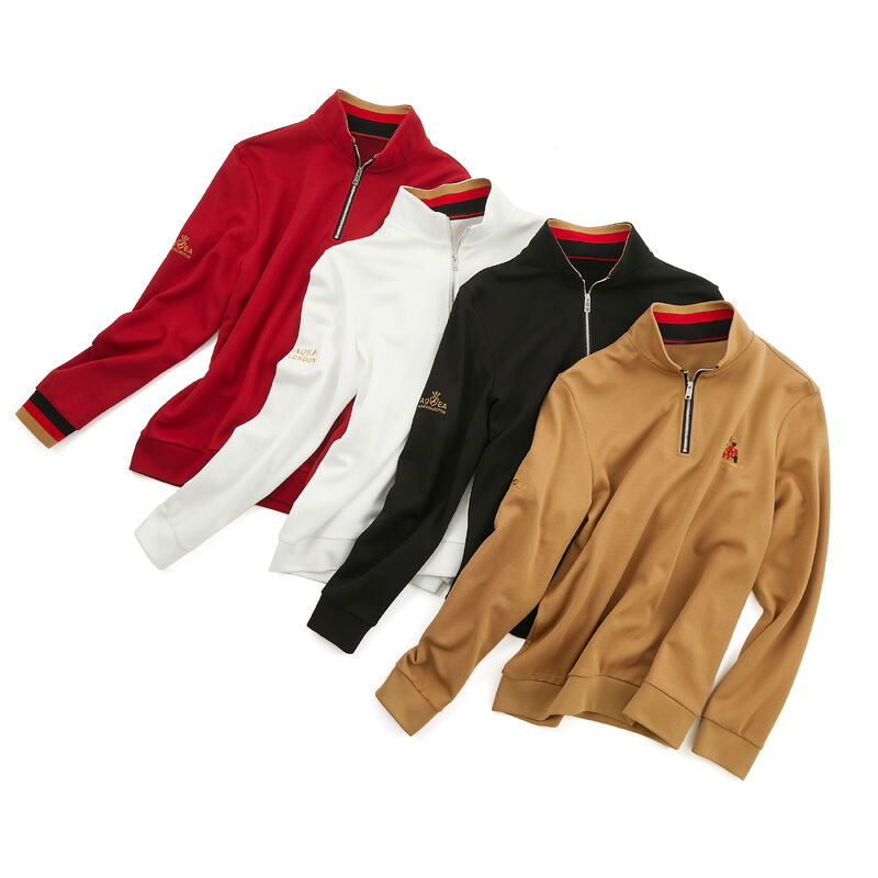 Exquisite Tailoring Soft Fashion Stand Collar Essentials Embroidery Cotton Hoodie Manufacturers Custom Zipper Long Sleeve Sweat