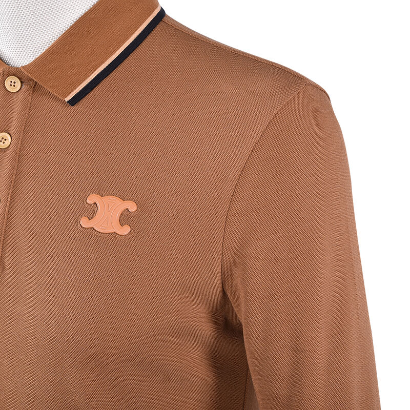 Hot Selling Design Anti-Pilling Plain Color New Long Sleeve Polo  Shirts Contrast Collar Design Custom Logo