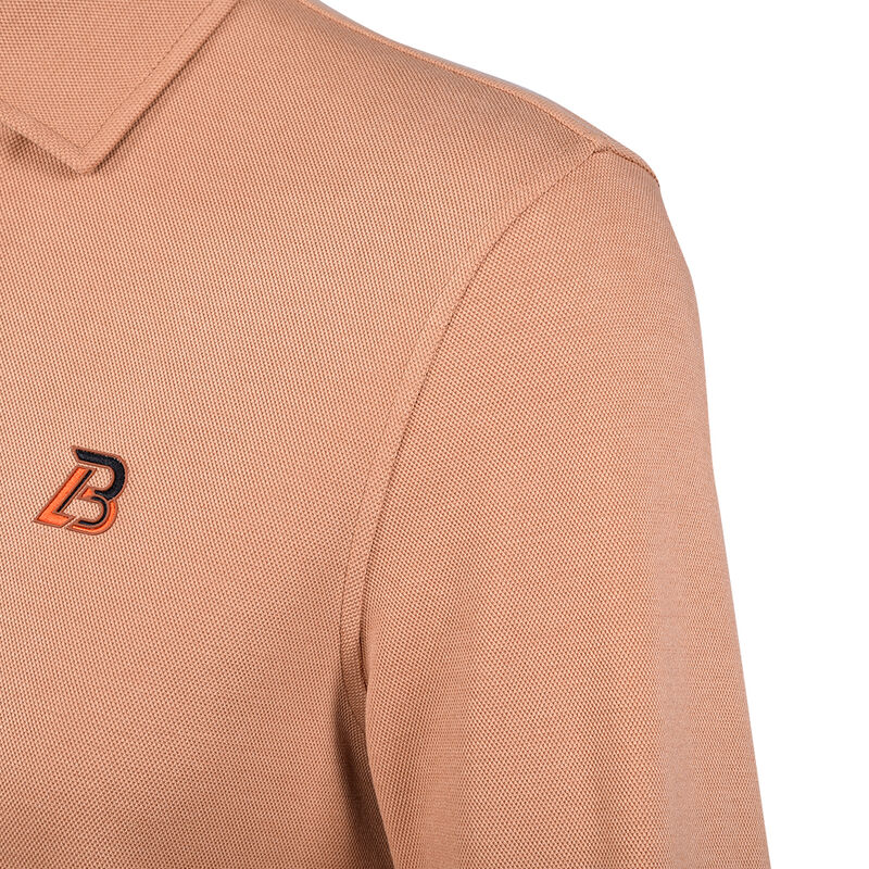 2023 Wholesale Sublimation Tshirt Mens Custom Logo Printing Embroidery Long Sleeve Plain Work Golf Polo Shirt Stand Collar