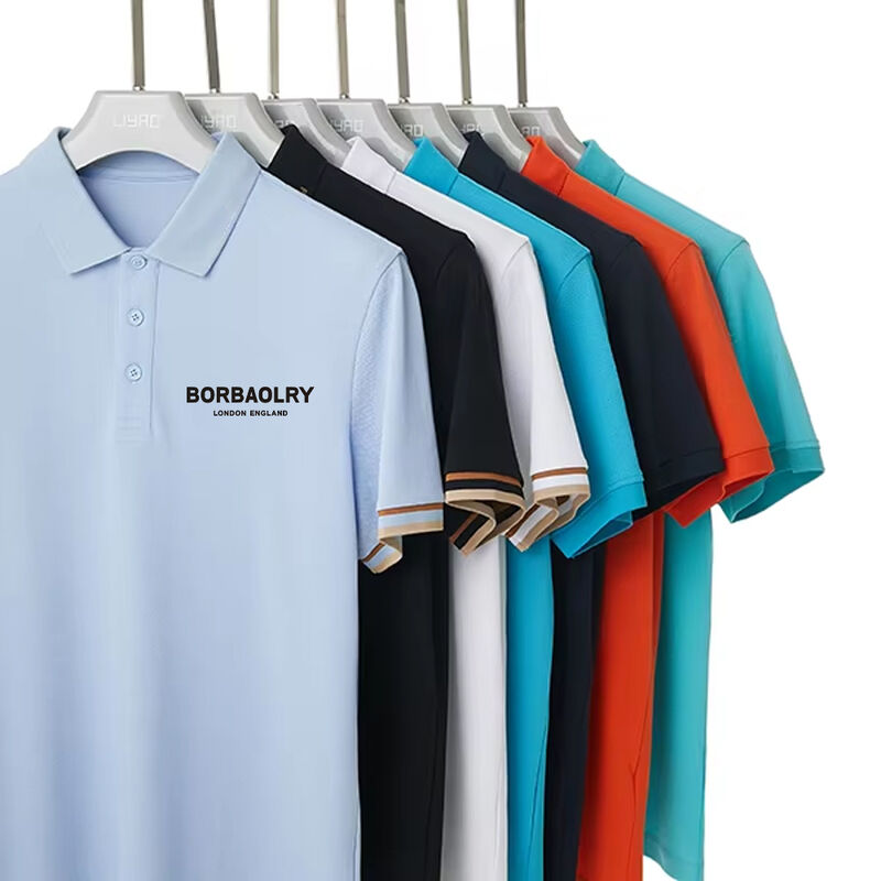 170-210Grams Customized Golf Polo Shirts High Quality Short Sleeve Polo T Shirt for Men