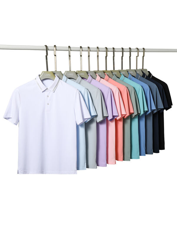 Polyester and Cotton Quick Dry Customization Mens Golf Polo T Shirt for Men Business