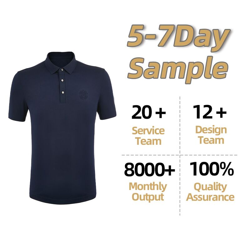 New Product Custom Logo Personalized Fit Business Men Golf Clothes Short Sleeve Polo T-shirts