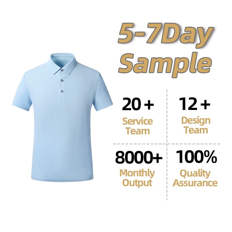 Brand New Product Custom Logo Outdoor Training Breathable  Gym Fitness Men Golf Polo Shirt