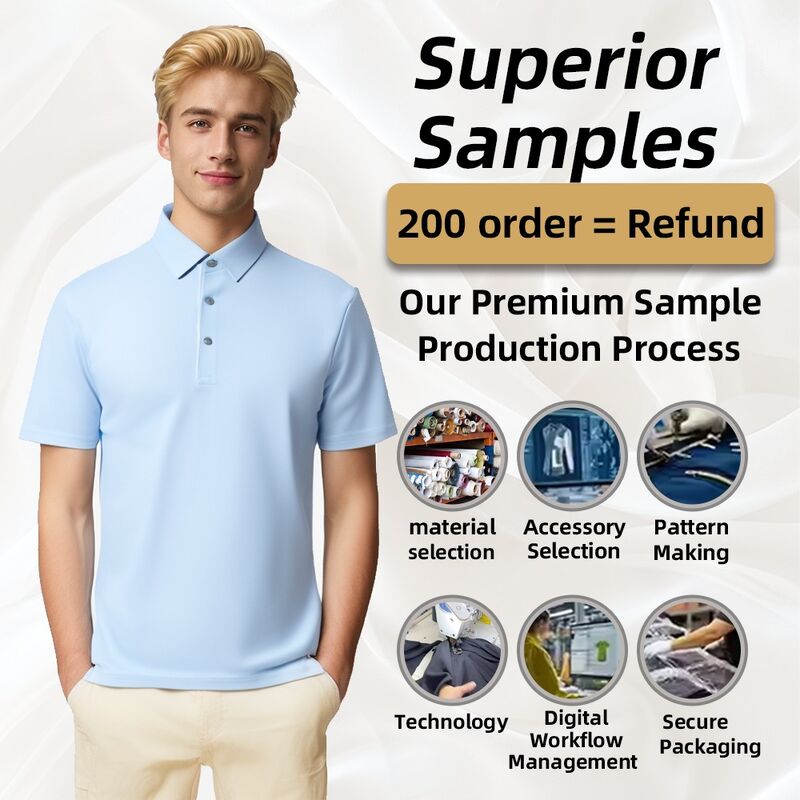 Brand New Product Custom Logo Outdoor Training Breathable  Gym Fitness Men Golf Polo Shirt