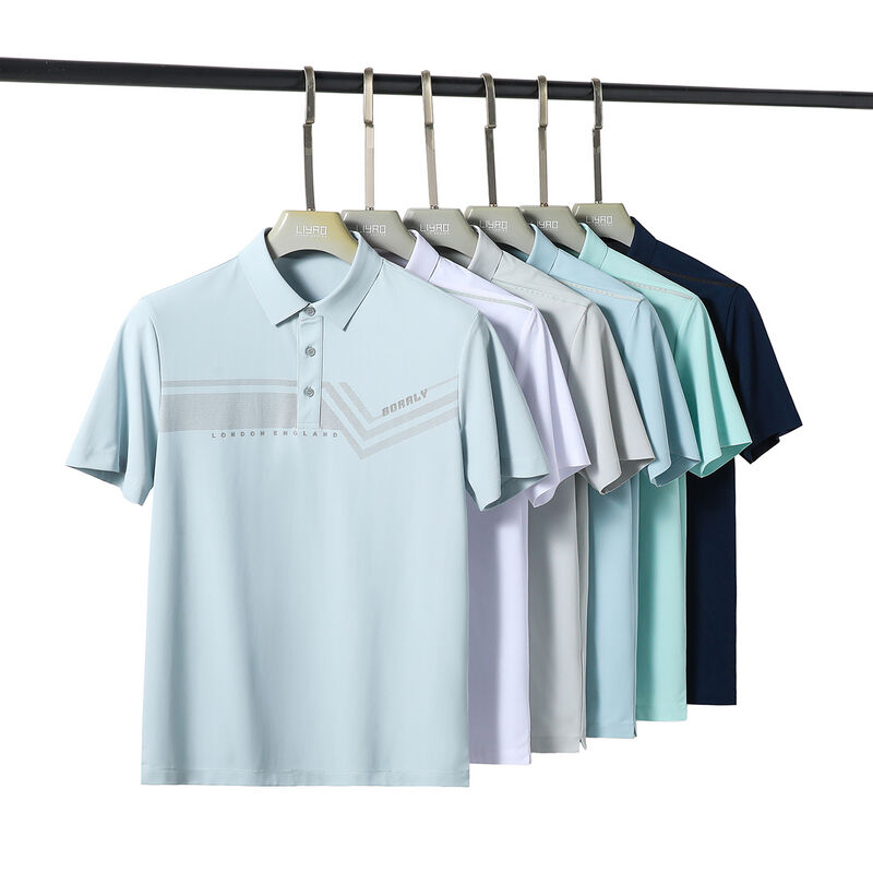 Manufacture Good Quality Custom Quick-drying Breathable Fabric Short-sleeved Polo T-Shirt for Men