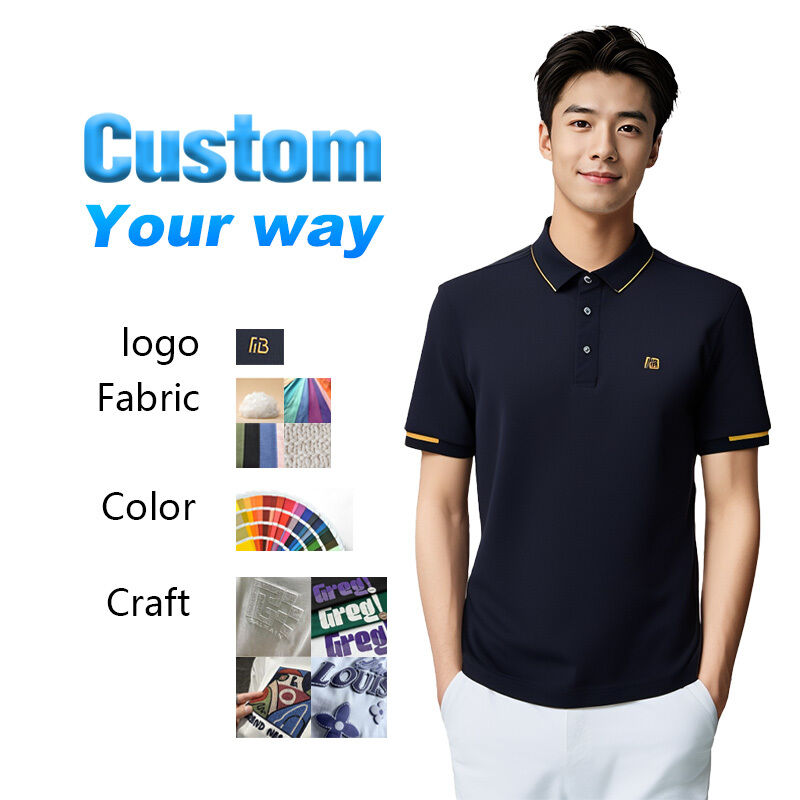 Wholesale Customization Oversized Sport Wear Sportswear Supplier Black Men Polo Team T Shirt