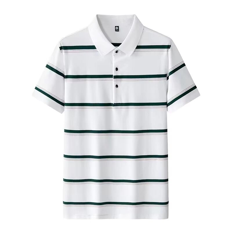 Fast Shipping Striped Oversized Polo Shirt New Fashion Trend Custom Polo Shirts