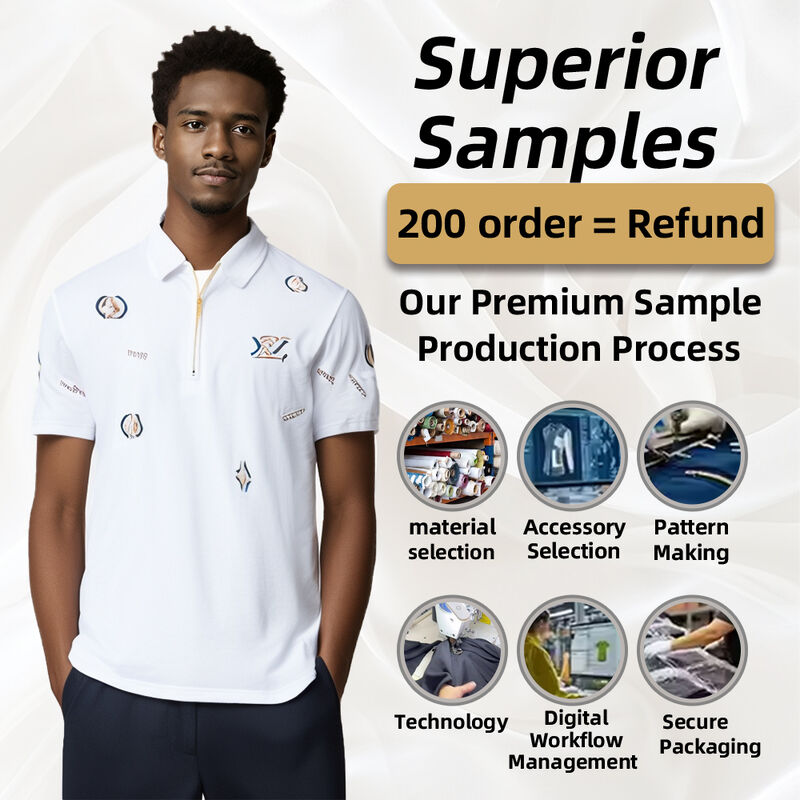 Manufacturer's Trendy Men's Casual Solid Woven Fabric Short Sleeve Coat Embroidered Lapel Versatile Youth Base Anti-Pilling