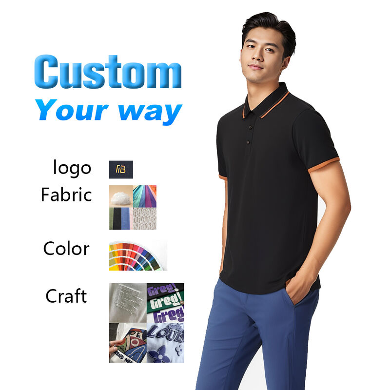 Customized Printing Sublimation POLO Shirts Men's Golf Polo Shirt Company Uniform POLO Shirt