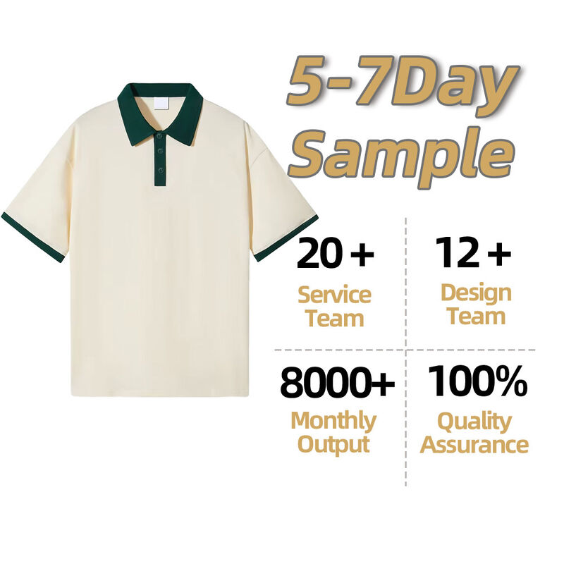 Summer New Product Men Polo Shirt Printed Fashion Lapel Breathable Casual Tees Tops Polo Shirts