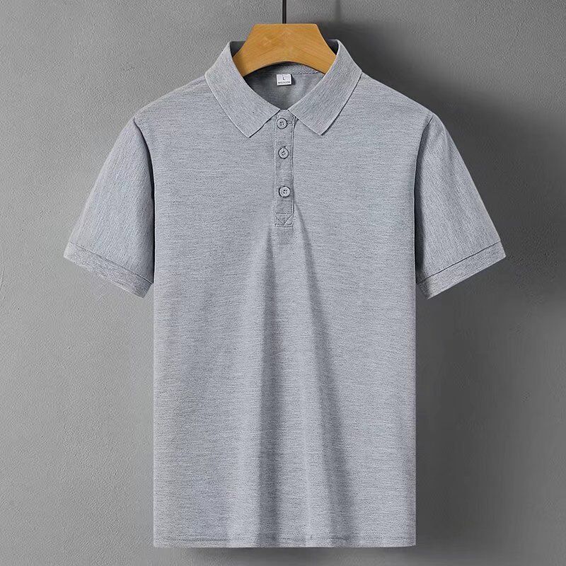 Short-sleeved Lapel Work Clothes Custom Polo Shirt Factory Clothing Culture Advertising Shirt T-shirt