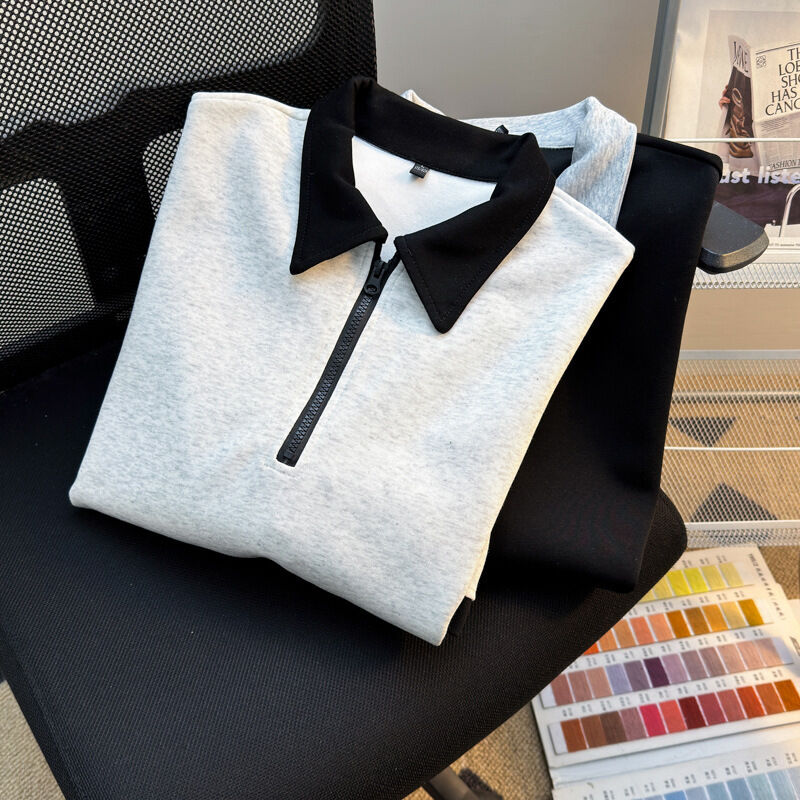 High Quality Wholesale Men's Clothing Oversize Zipper Shirt Manufacturer Blank Short Sleeve Shirts for Men