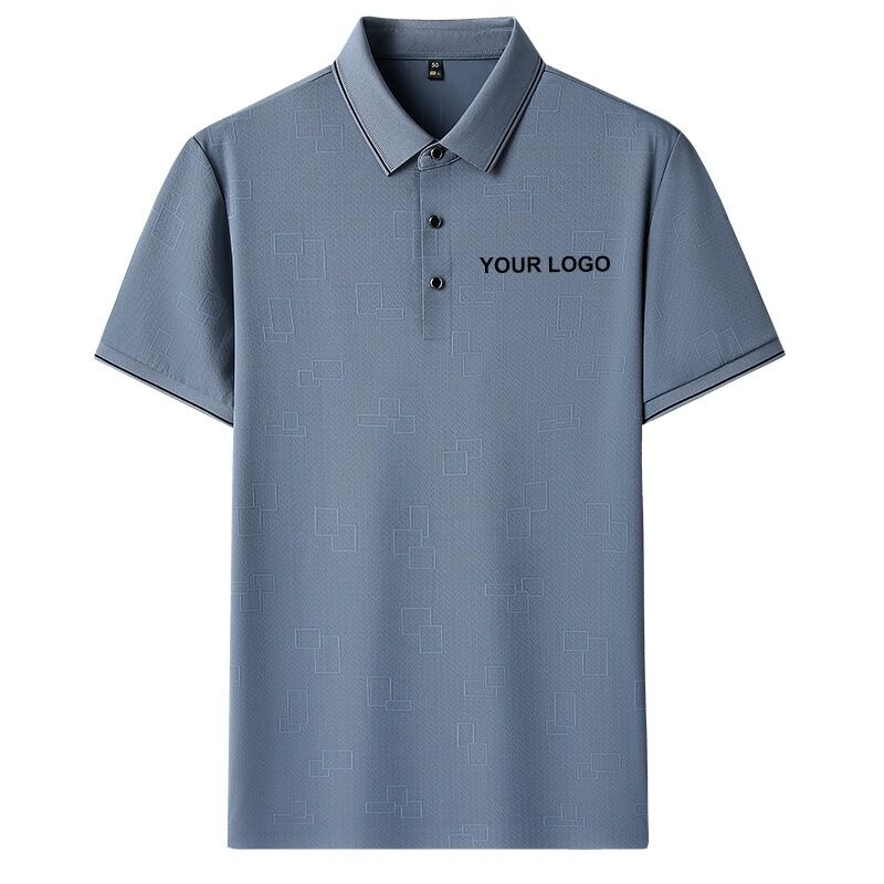 Quick Dry Short-sleeved Polo Shirt Leisure Polo Shirt Unisex Plus Size Men's Polo Shirts